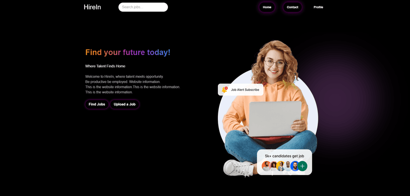 HireIN-JP: Recruitment Platform project screenshot